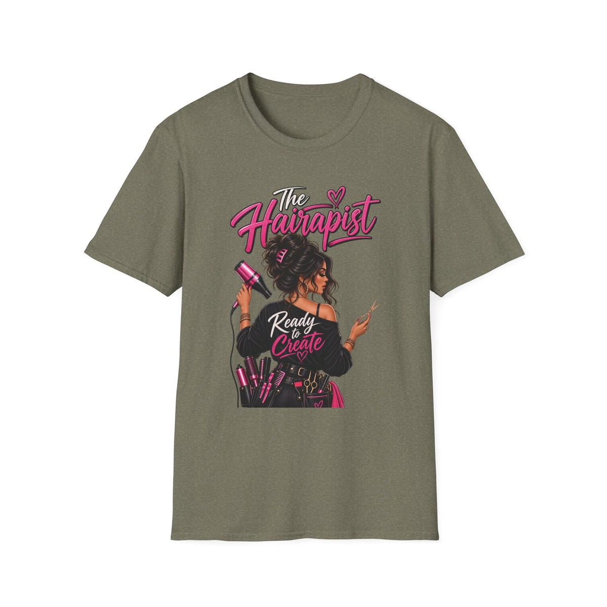 "The Hairapist" Ready to Create Stylist T-Shirt