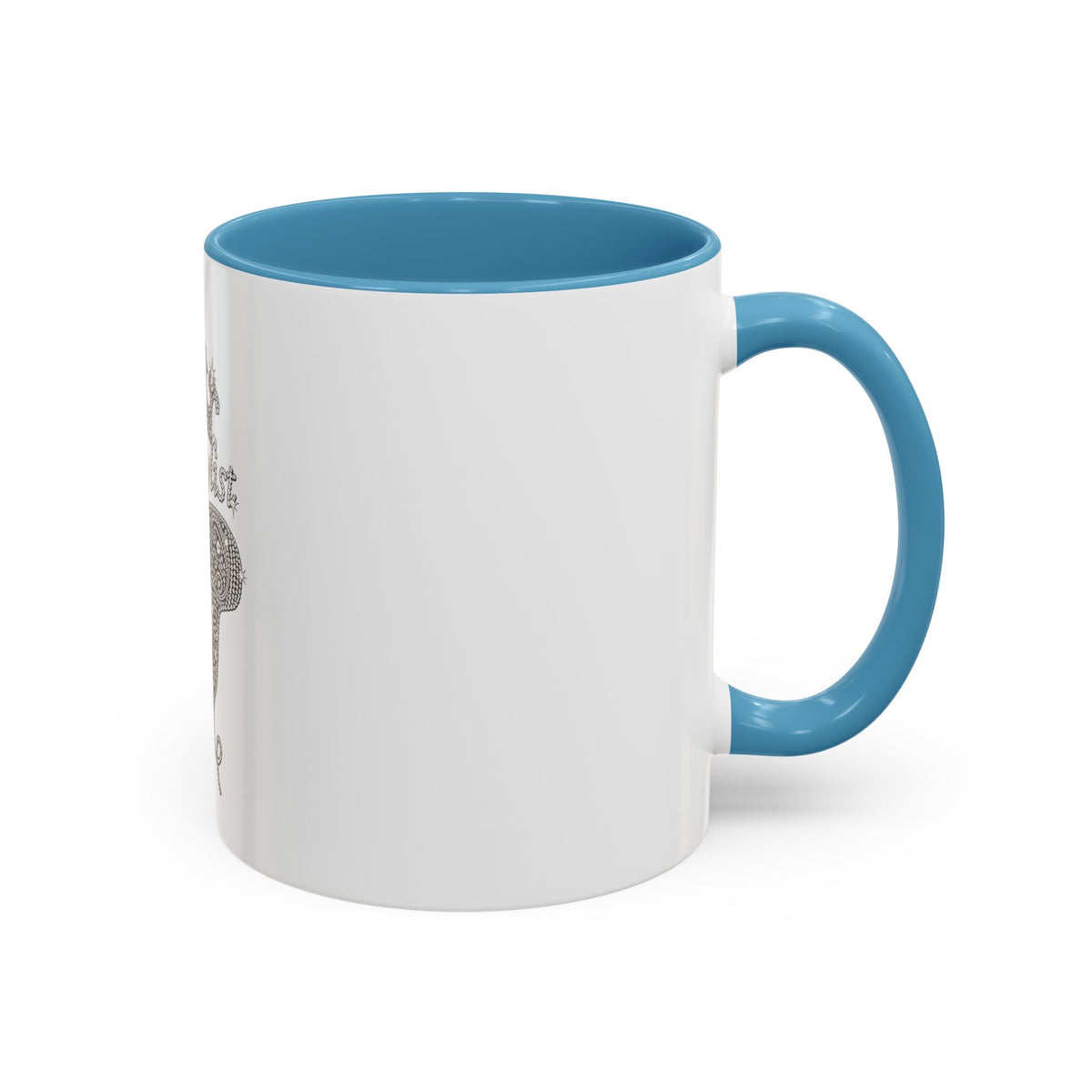 Hair Stylist Coffee/Tea Cup— Crowned Design with Scissors & Dryer (11/15oz Accent Mug)
