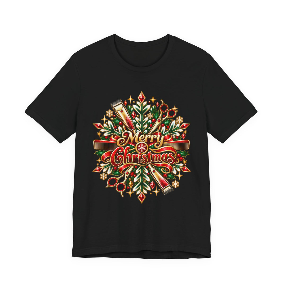 'Merry Christmas' Hairstylist T-Shirt
