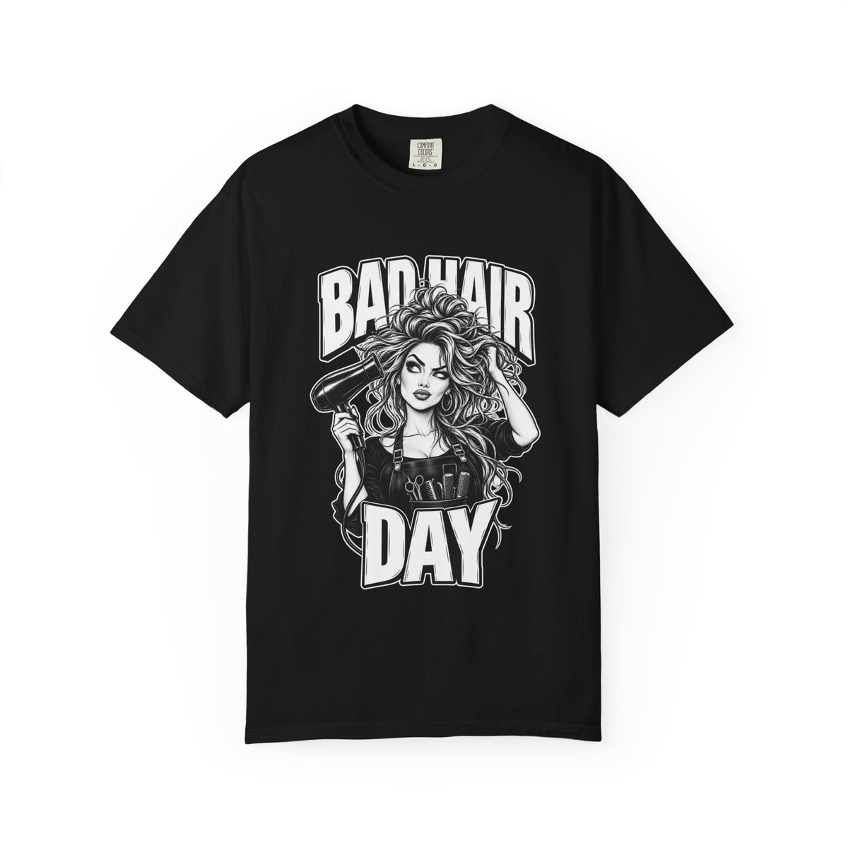 "Bad Hair Day" T-Shirt for Hairstyle Humor