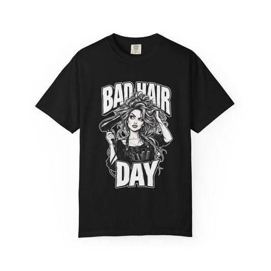 "Bad Hair Day" T-Shirt for Hairstyle Humor