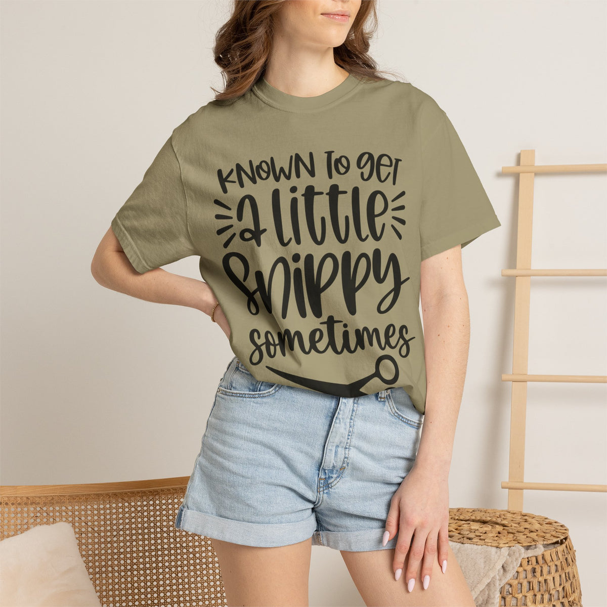"Known to Get a Little Snippy Sometimes" Hairstylist T-shirt