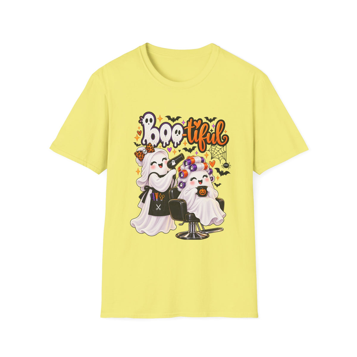 Boo-tiful Ghosts Halloween Hairstylist T-Shirt