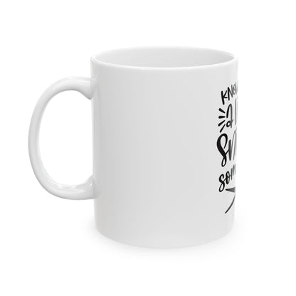 Hair Stylist Cup "Known to Get a Little Snippy Sometimes" Ceramic Coffee Cup