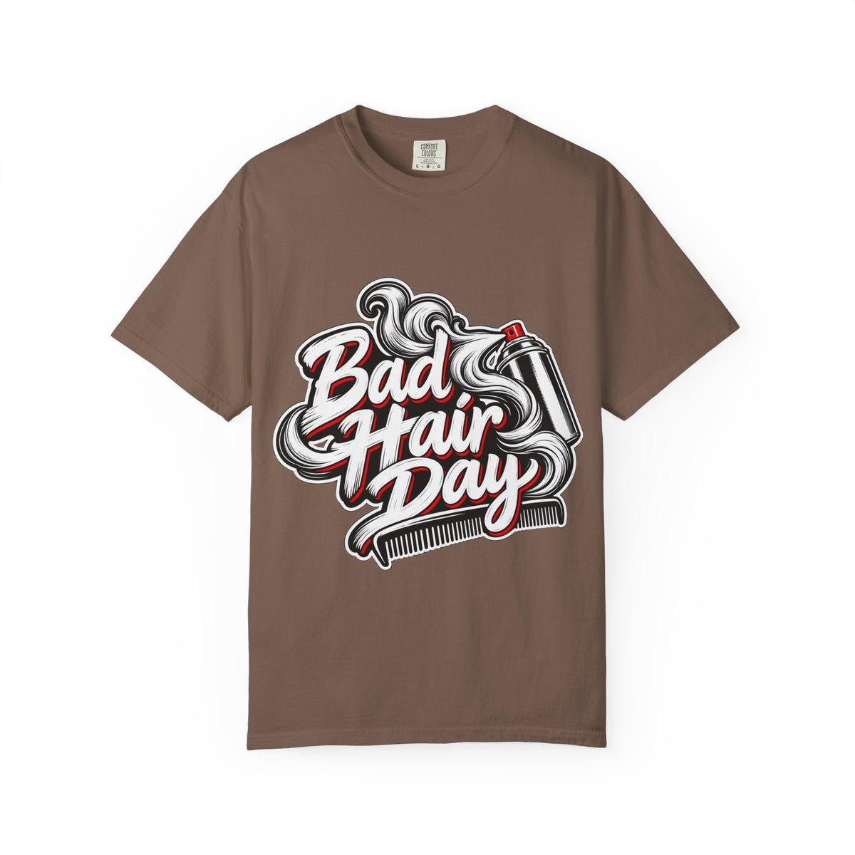 "Bad Hair Day" Hairspray and Comb Stylist T-shirt