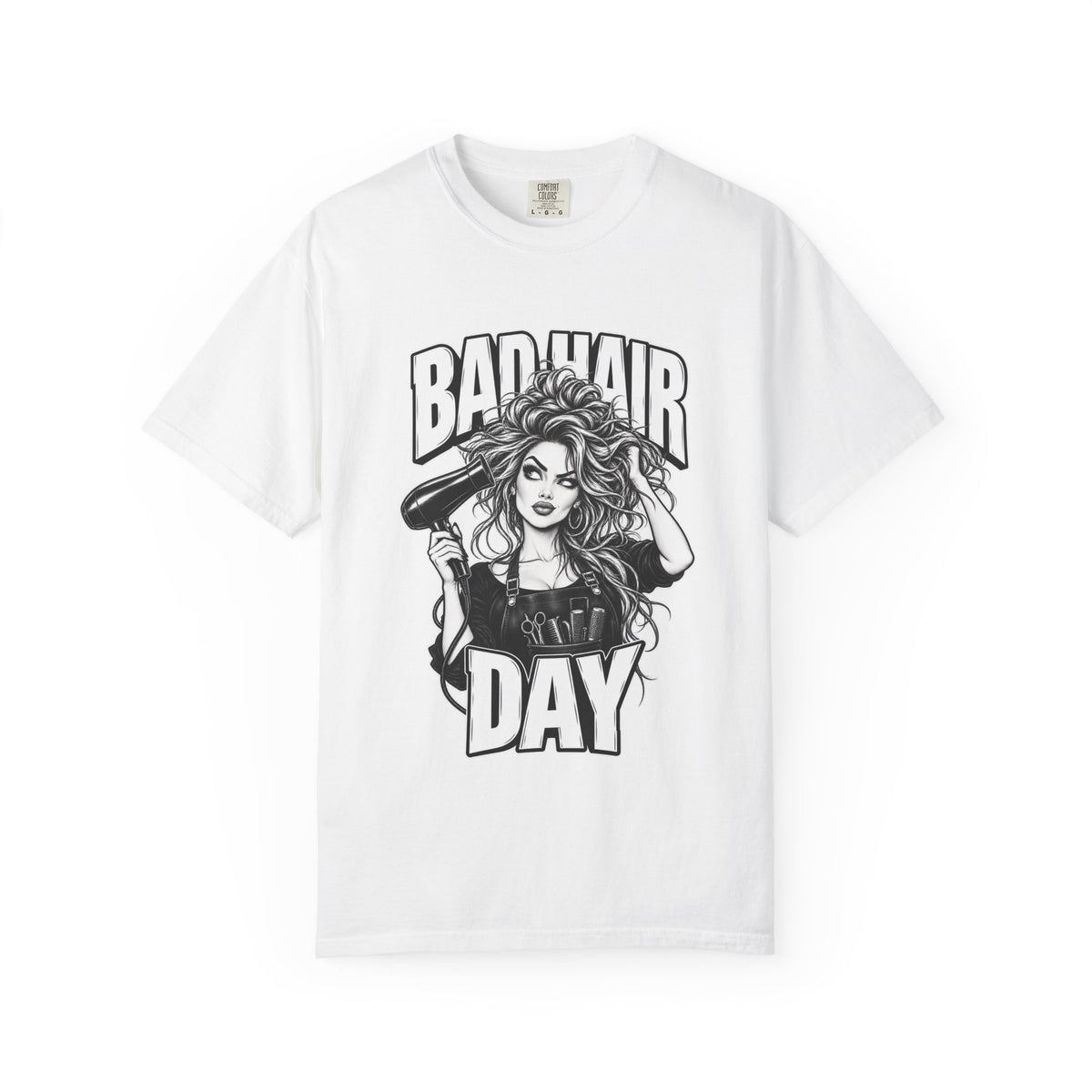 "Bad Hair Day" T-Shirt for Hairstyle Humor