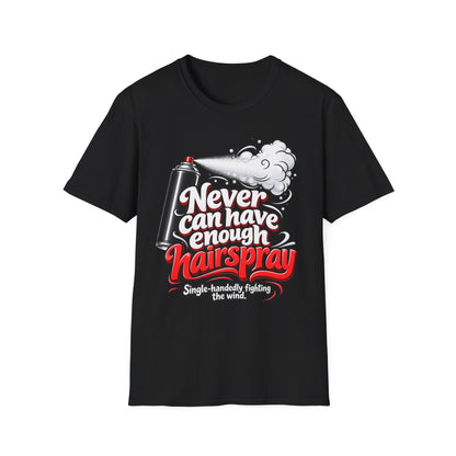 "Never Can Have Enough Hairspray" Vintage Spray Can T-shirt