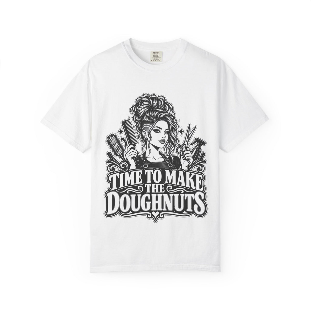 "Time to Make the Doughnuts" (Money) Hairstylist T-Shirt