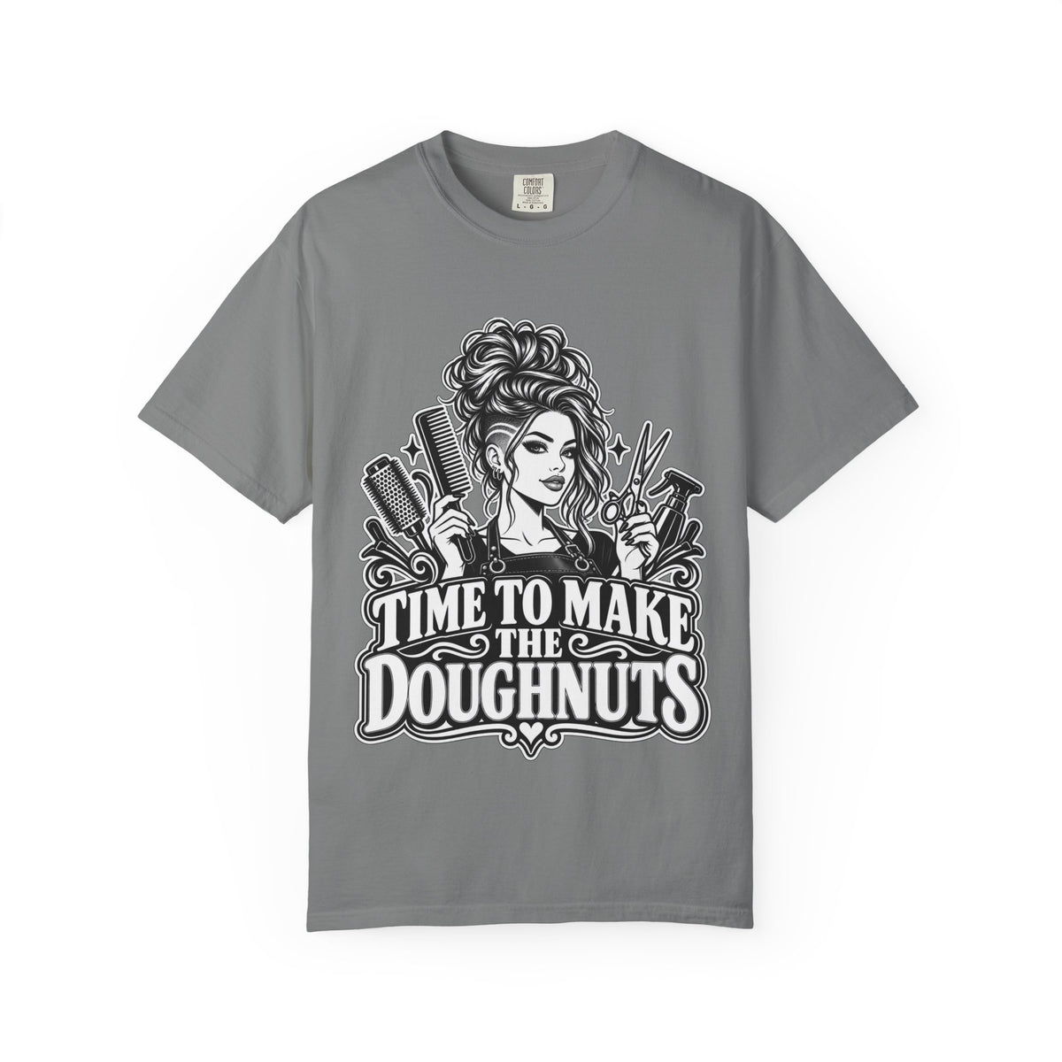 "Time to Make the Doughnuts" (Money) Hairstylist T-Shirt