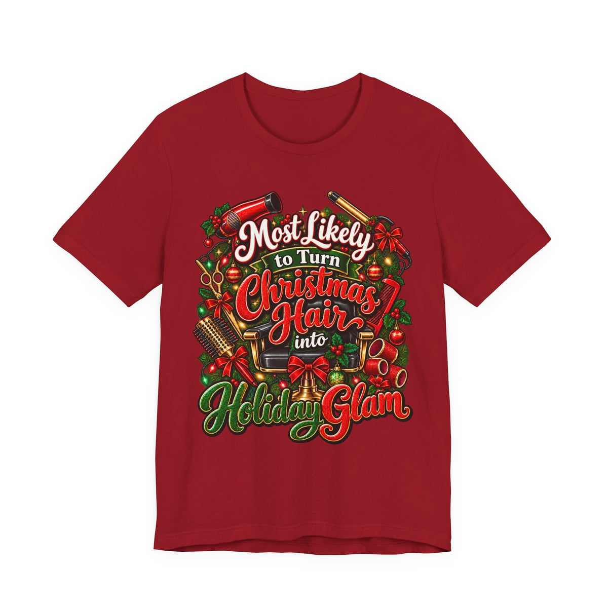 " Most Likely to Turn Christmas Hair Into Holiday Glam"