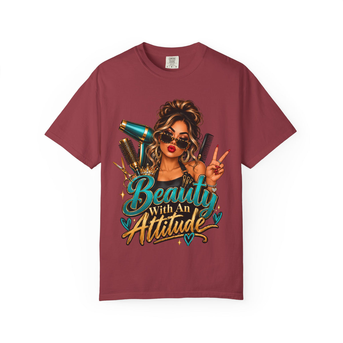 "Beauty With an Attitude" Hairstylist T-Shirt
