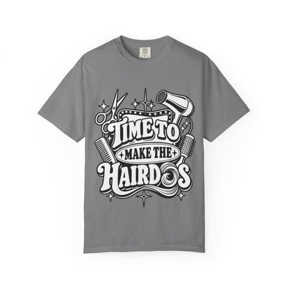 "Time to Make the Hairdos" Vintage Hairstylist T-Shirt