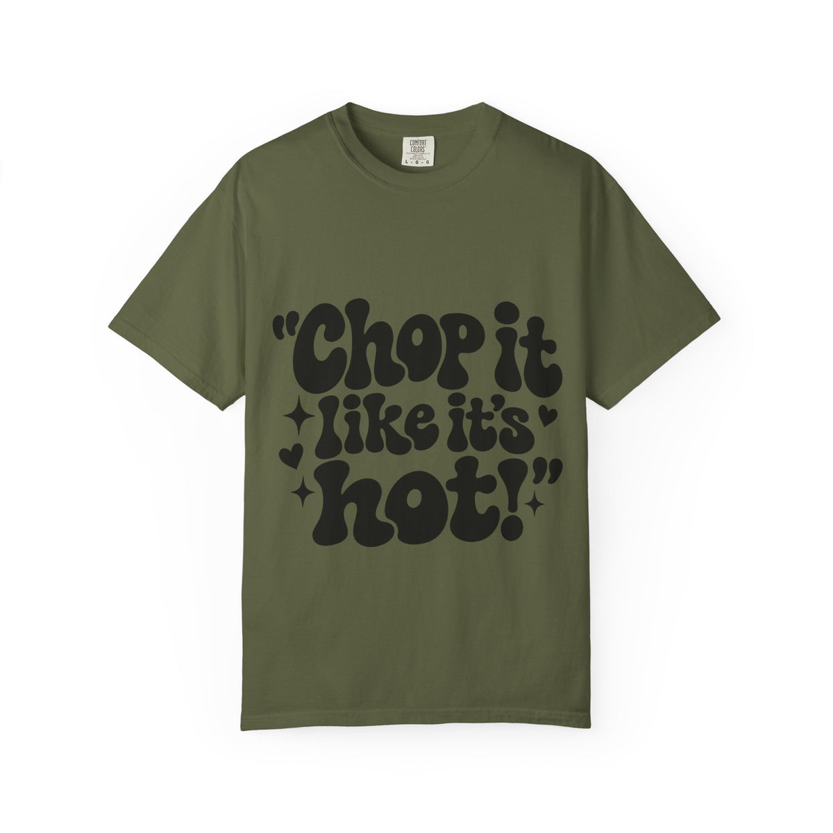 "Chop It Like It's Hot" Typography Hairstylist T-Shirt