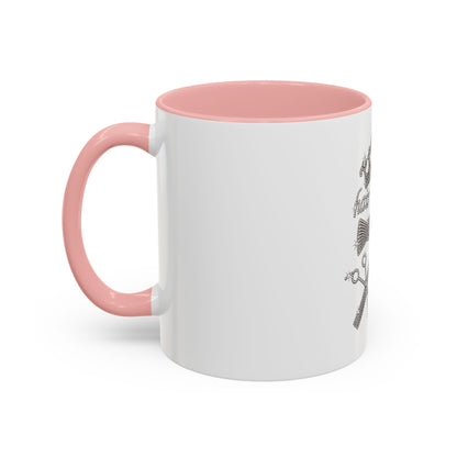 Hair Stylist Coffee/Tea Cup— Crowned Design with Scissors & Dryer (11/15oz Accent Mug)