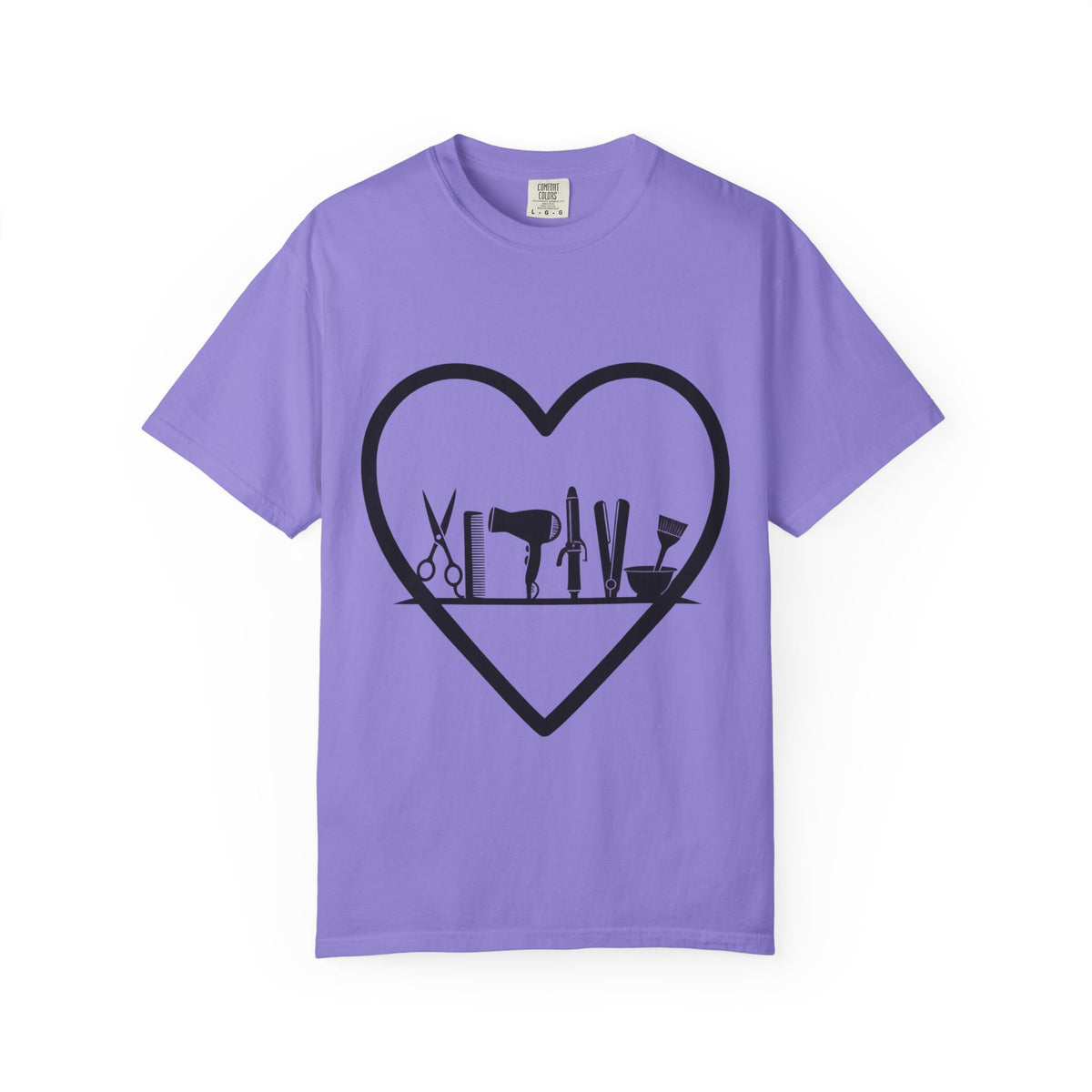 "Heart and Hair Tools" T-Shirt for Hairstylist