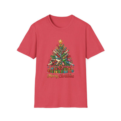 Hairstylist Christmas Tree T-Shirt — 'Merry Christmas'