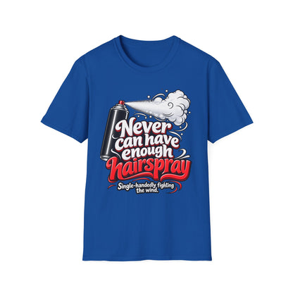 "Never Can Have Enough Hairspray" Vintage Spray Can T-shirt