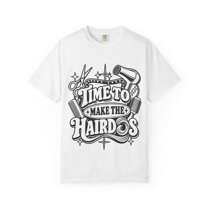 "Time to Make the Hairdos" Vintage Hairstylist T-Shirt