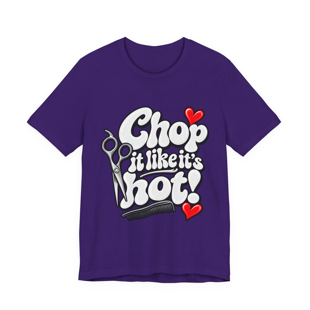 "Chop It Like It’s Hot" T‑Shirt —Hairstylist Scissors Graphic T-Shirt