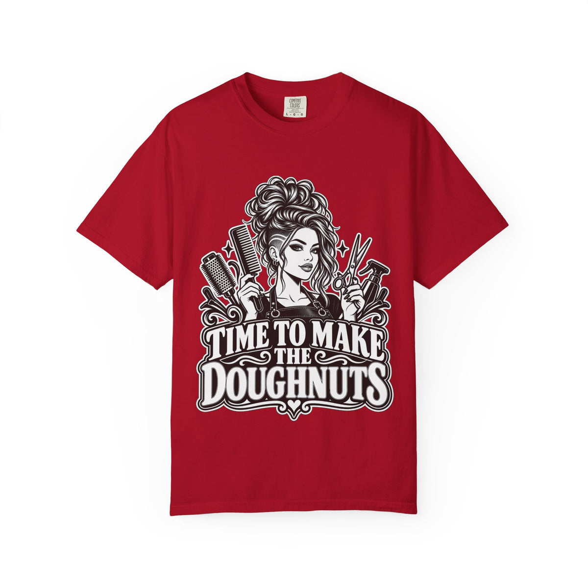 "Time to Make the Doughnuts" (Money) Hairstylist T-Shirt