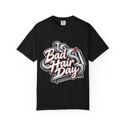 "Bad Hair Day" Hairspray and Comb Stylist T-shirt