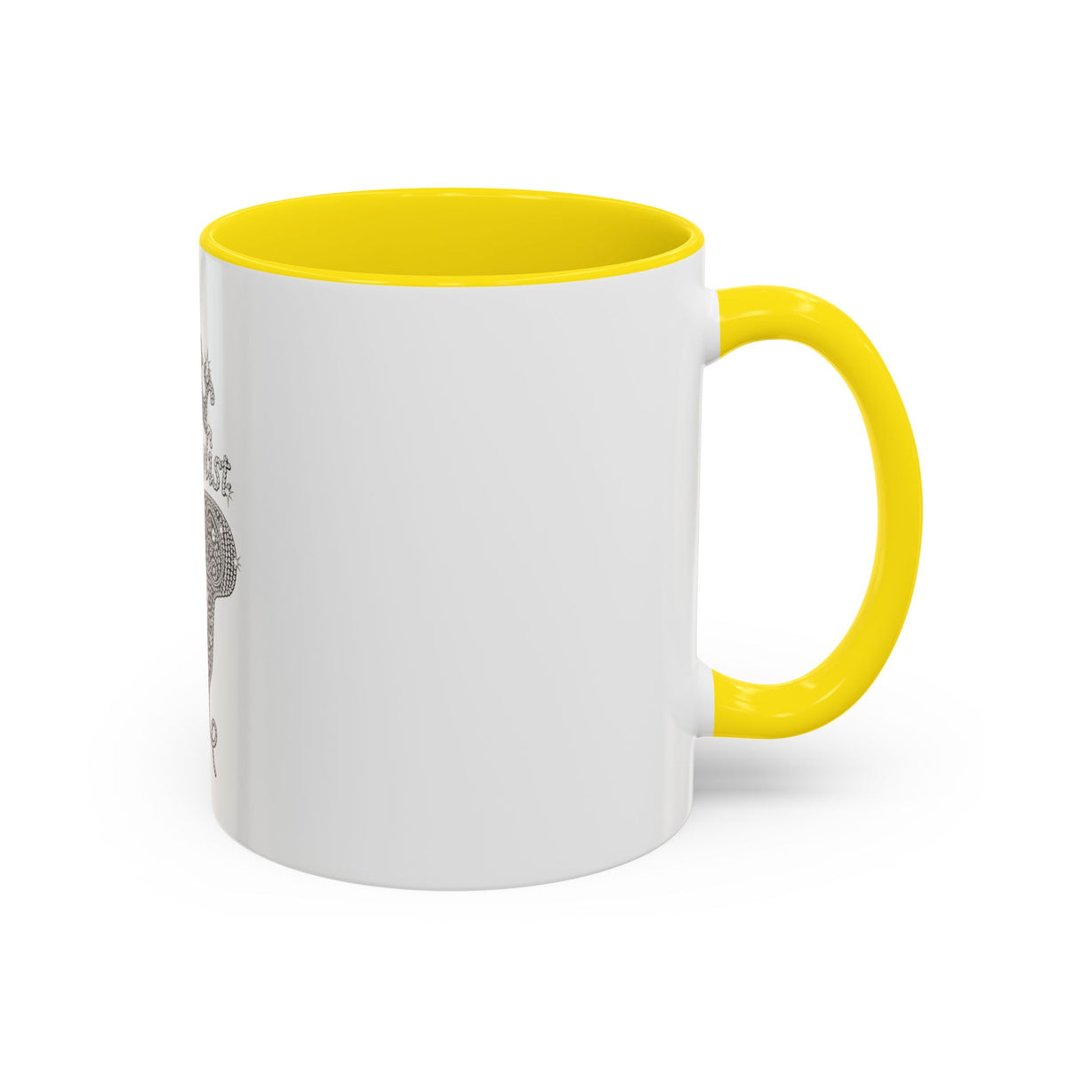 Hair Stylist Coffee/Tea Cup— Crowned Design with Scissors & Dryer (11/15oz Accent Mug)