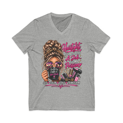 "Hairstylist Life" Glam V-Neck T-Shirt
