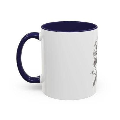 Hair Stylist Coffee/Tea Cup— Crowned Design with Scissors & Dryer (11/15oz Accent Mug)