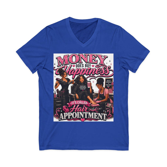 "Money Does Buy Happiness" Hairstylist T- Shirt