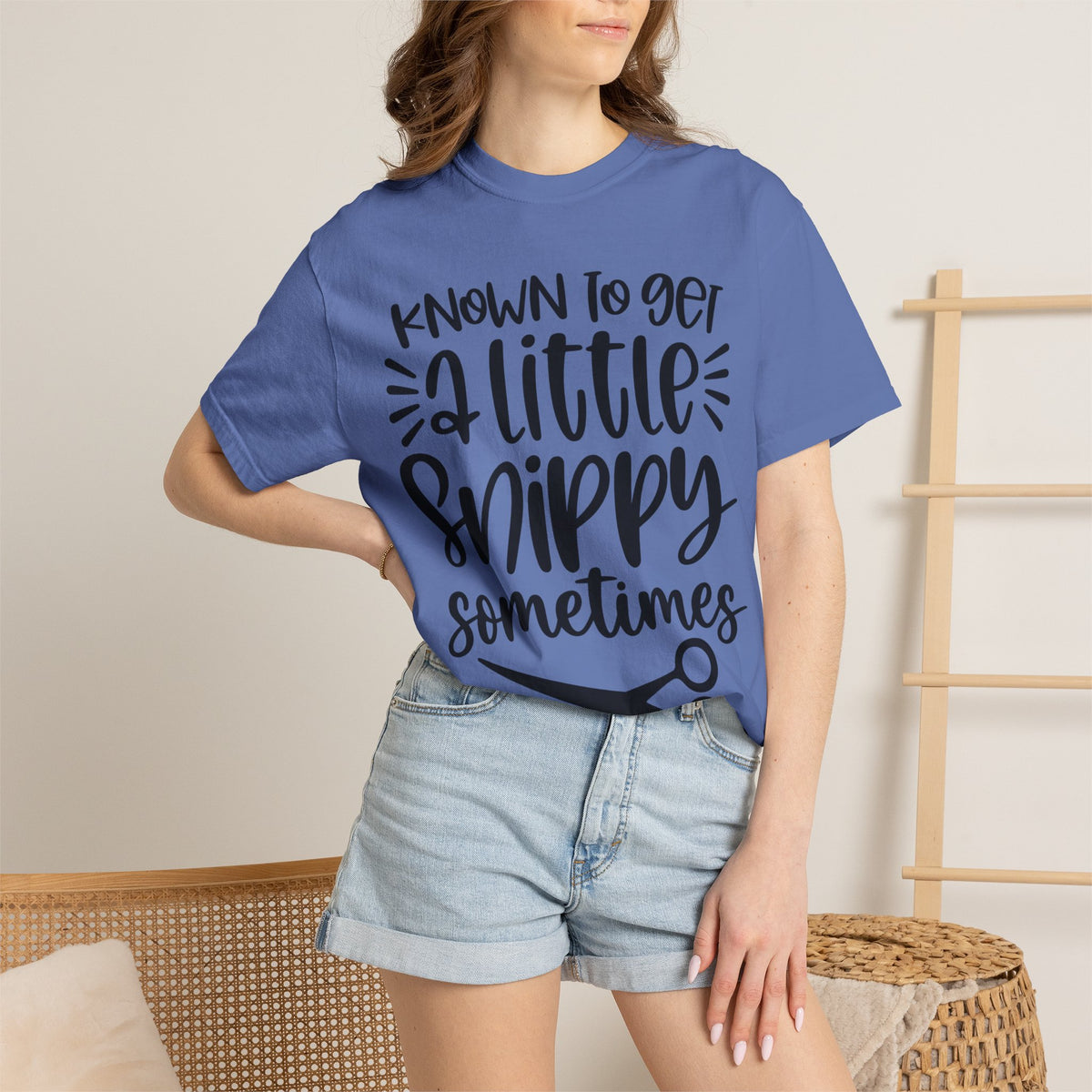 "Known to Get a Little Snippy Sometimes" Hairstylist T-shirt