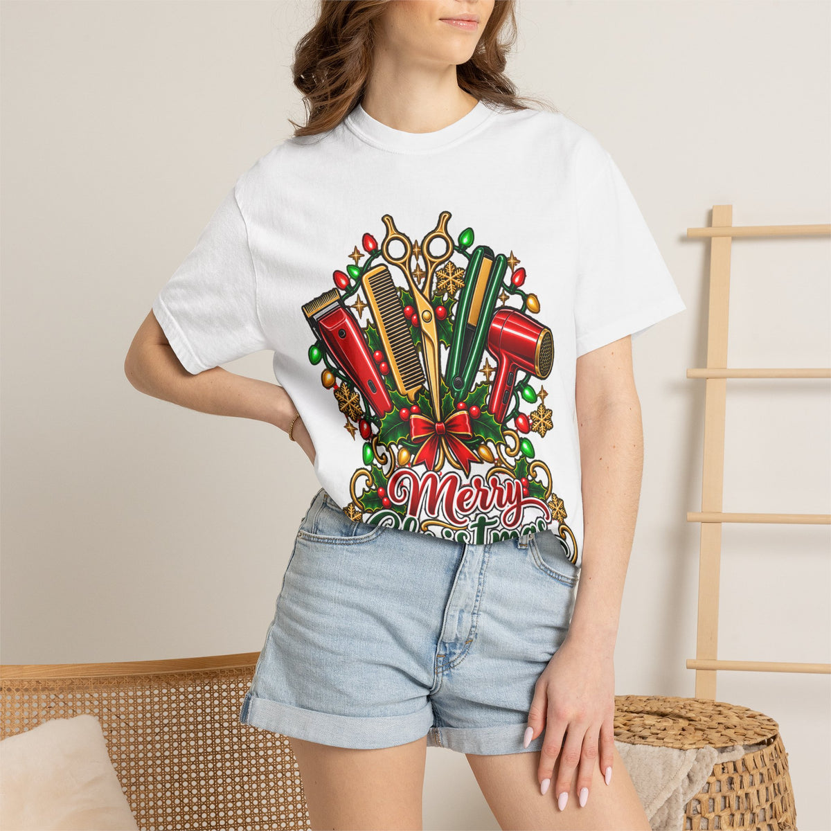 "Merry Christmas" Hairstylist T-Shirt