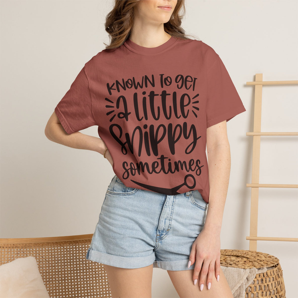 "Known to Get a Little Snippy Sometimes" Hairstylist T-shirt