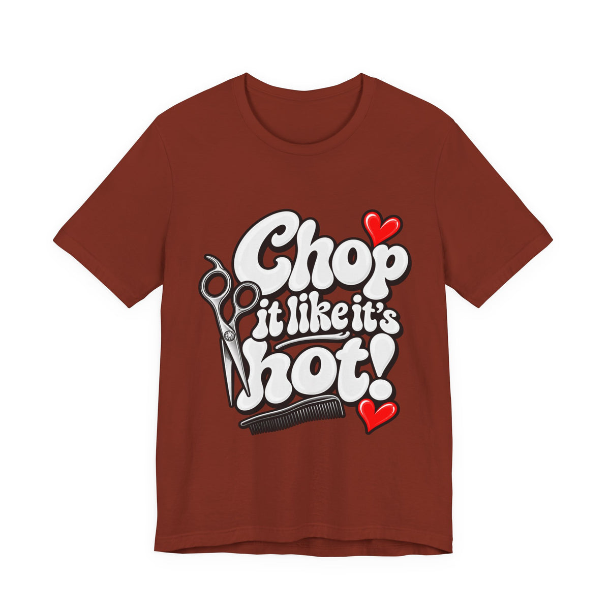 "Chop It Like It’s Hot" T‑Shirt —Hairstylist Scissors Graphic T-Shirt