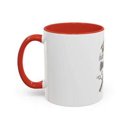 Hair Stylist Coffee/Tea Cup— Crowned Design with Scissors & Dryer (11/15oz Accent Mug)