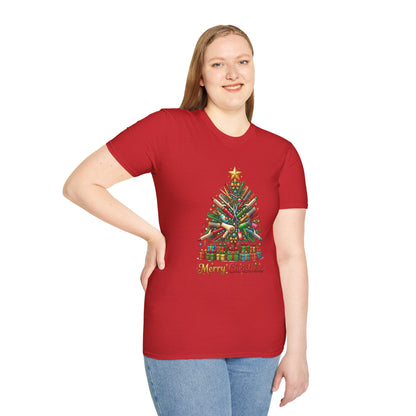 Hairstylist Christmas Tree T-Shirt — 'Merry Christmas'