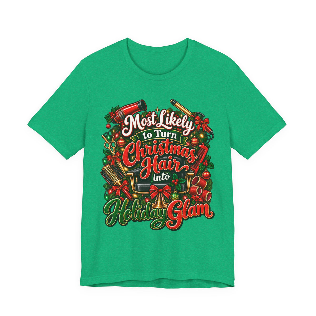 " Most Likely to Turn Christmas Hair Into Holiday Glam"