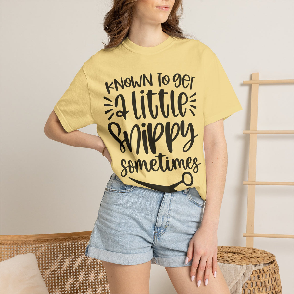 "Known to Get a Little Snippy Sometimes" Hairstylist T-shirt