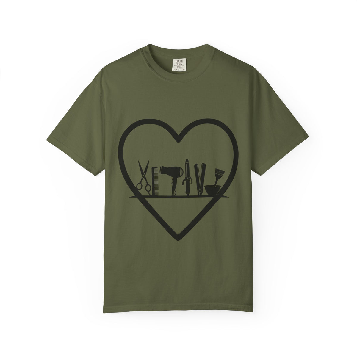 "Heart and Hair Tools" T-Shirt for Hairstylist