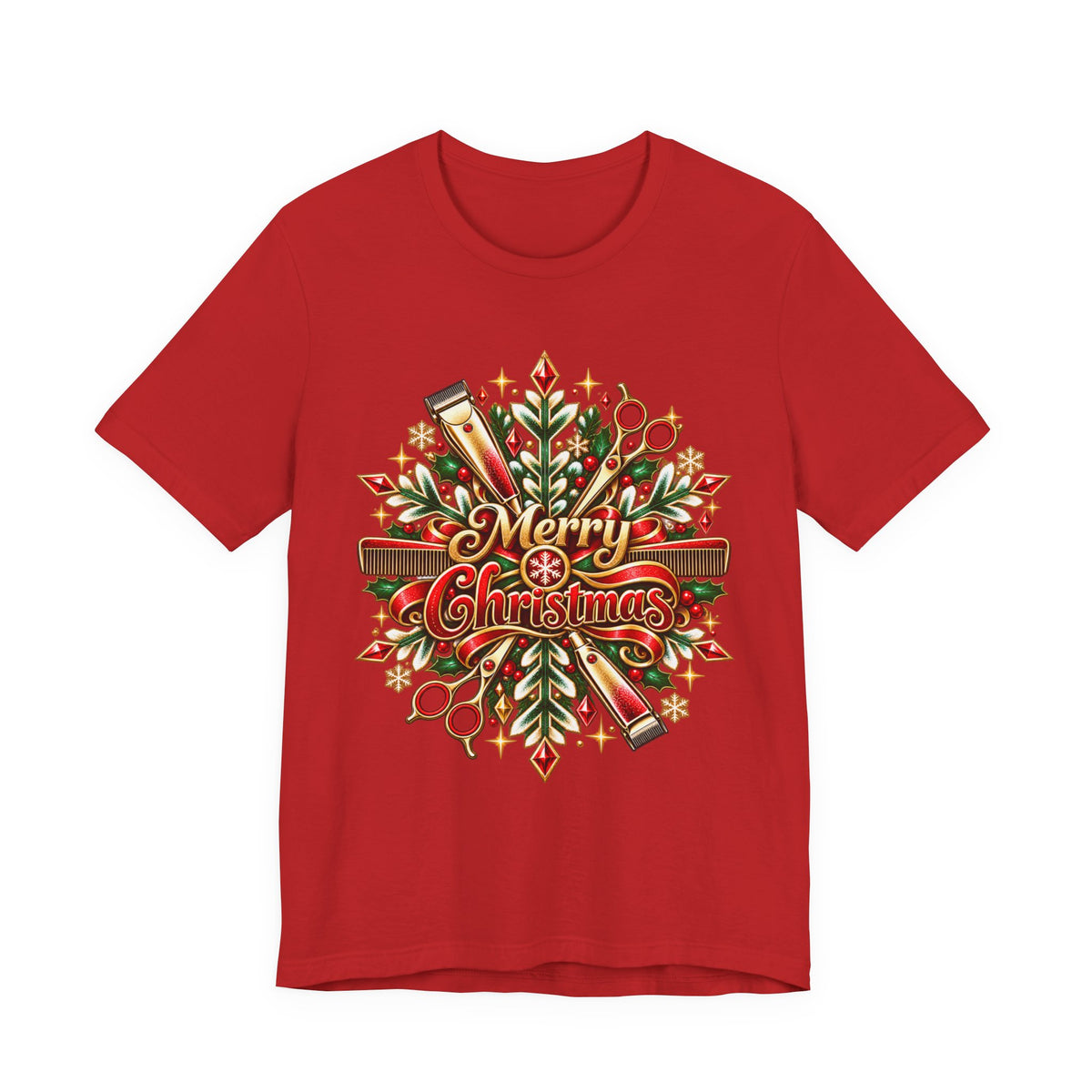 'Merry Christmas' Hairstylist T-Shirt